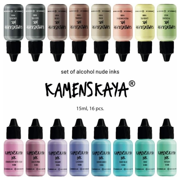 Kamenskaya Nude alcoholinkt, set 16 × 15 ml – afbeelding 2