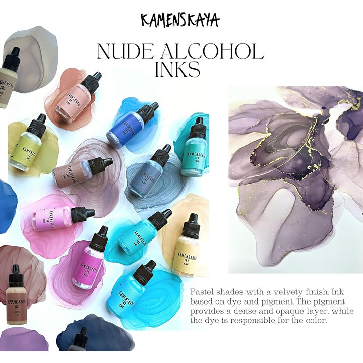Kamenskaya Nude alcoholinkt, set 16 × 15 ml – afbeelding 3