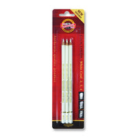 Koh-i-Noor Gioconda witte houtskoolpotloden, set van 3