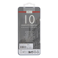 Grafietpotloden Nassau in blik, set van 10 – afbeelding 3