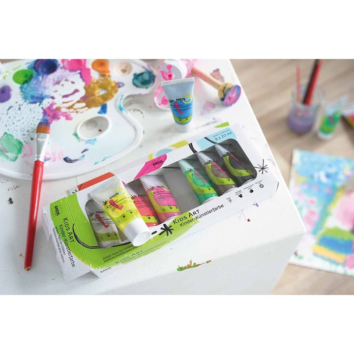 KREUL Kids Art kinderverf, set 8 × 20 ml – afbeelding 4