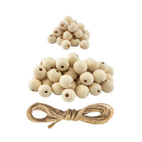 Nassau houten kralenset XMAS, 65 stuks met dubbel koord – afbeelding 3