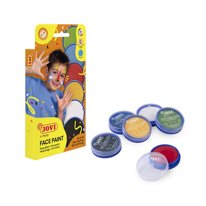 Schmink in potjes JOVI, set van 6 × 8 ml