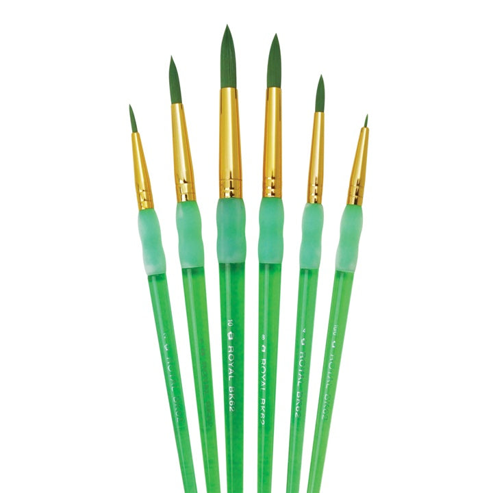 Royal & Langnickel Big Kids Choice ronde penselen, 5 stuks