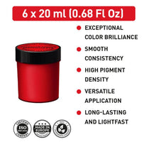 Kompozit CLASSIC gouacheset 6 × 20 ml – afbeelding 3