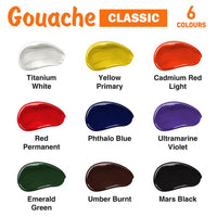 Kompozit CLASSIC gouacheset 9 × 20 ml – afbeelding 2