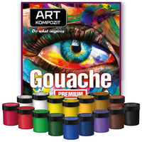 Kompozit PREMIUM ART gouacheset 16 × 20 ml