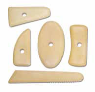 Royal & Langnickel houten pottenbakkersschrapers, set van 5