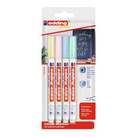 edding 4085 krijtmarker set pastelkleuren, 1–2 mm