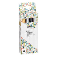 Kreul Gloss Paint Marker lakmarker, set van 4