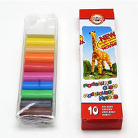 Koh-i-Noor plasticine, set van 10 kleuren