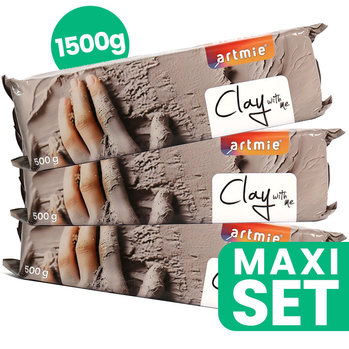 Luchtdrogende klei ARTMiE Clay with me, 3 × 500 g