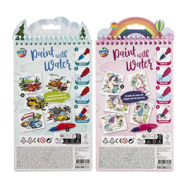 Nassau kleurboek met waterpen, 23 × 14 cm, 5 pagina’s – afbeelding 4