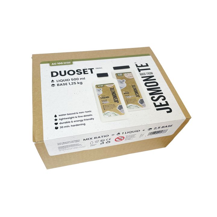 Jesmonite AC100 Duoset gietset, 500 ml + 1,25 kg