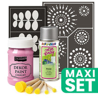 ARTMiE meubelrenovatieset met zilveren spuitbus, babyroze