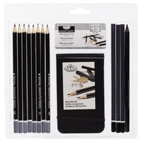 Schetsset Royal & Langnickel Essentials, 13-delig met schetsboek