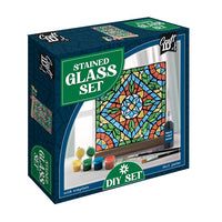 Nassau glasverfset 9-delig met glastegel en standaard