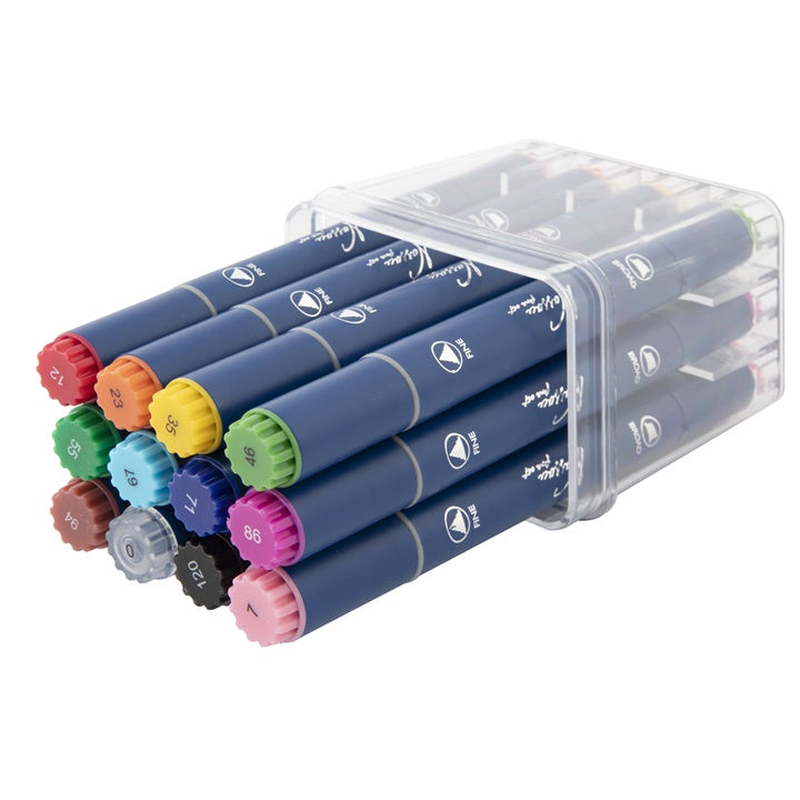Nassau Fine Art alcoholmarkers met dubbele punt, set van 12 – afbeelding 2