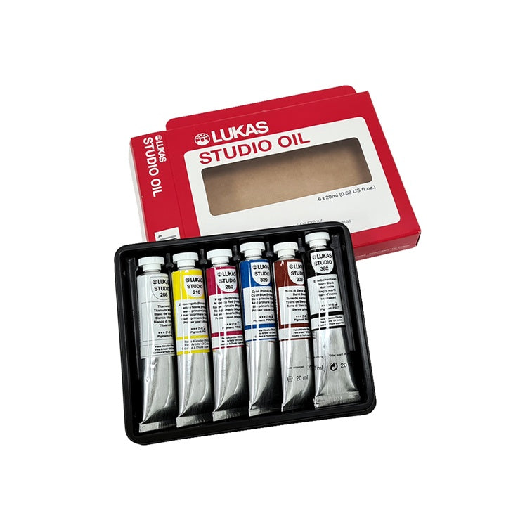 LUKAS Studio olieverfset, 6 × 20 ml – afbeelding 2