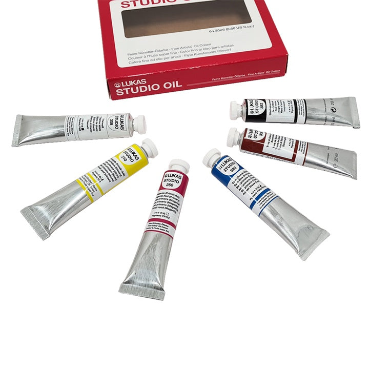 LUKAS Studio olieverfset, 6 × 20 ml – afbeelding 3