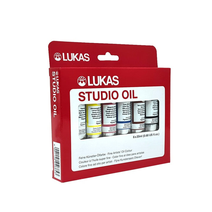 LUKAS Studio olieverfset, 6 × 20 ml – afbeelding 4