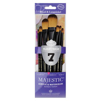 Royal & Langnickel Majestic ovale penselen, set van 7