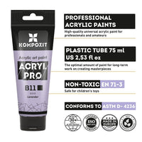 Kompozit ACRYL PRO pastel acrylverfset 20 × 75 ml – afbeelding 4