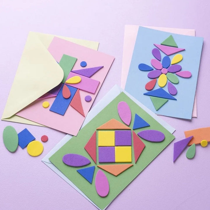 Creativ Company dubbele kaarten en enveloppen in pastelkleuren, 10,5 × 15 cm – afbeelding 2