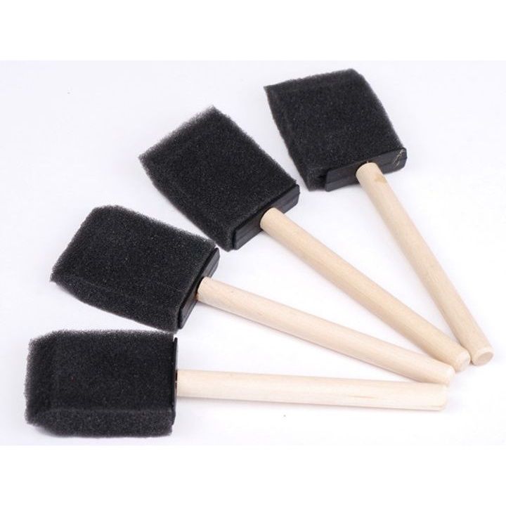 D.K. Art & Craft schuimpenselen 40 mm, 12 stuks – afbeelding 2