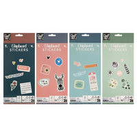 Nassau chipboard stickers zelfklevend, diverse motieven – afbeelding 6