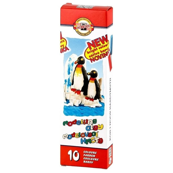 Koh-i-Noor plasticine, 10 kleuren, 200 g