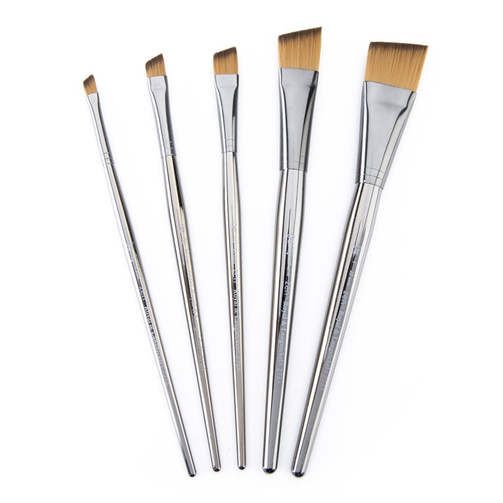 Royal & Langnickel Zen 73 platte penselen, set van 5 – afbeelding 2
