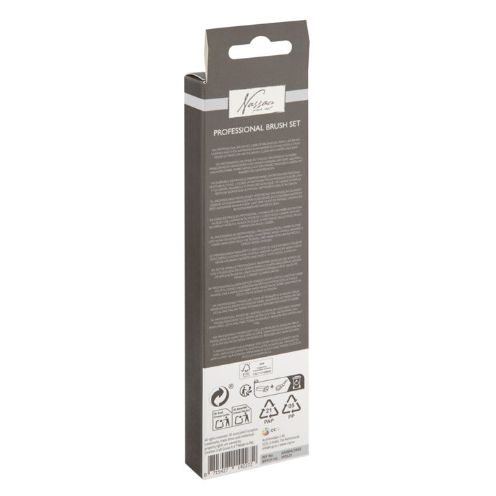 Nassau penselenset voor grote vlakken, ½, 1 en 2 inch – afbeelding 2