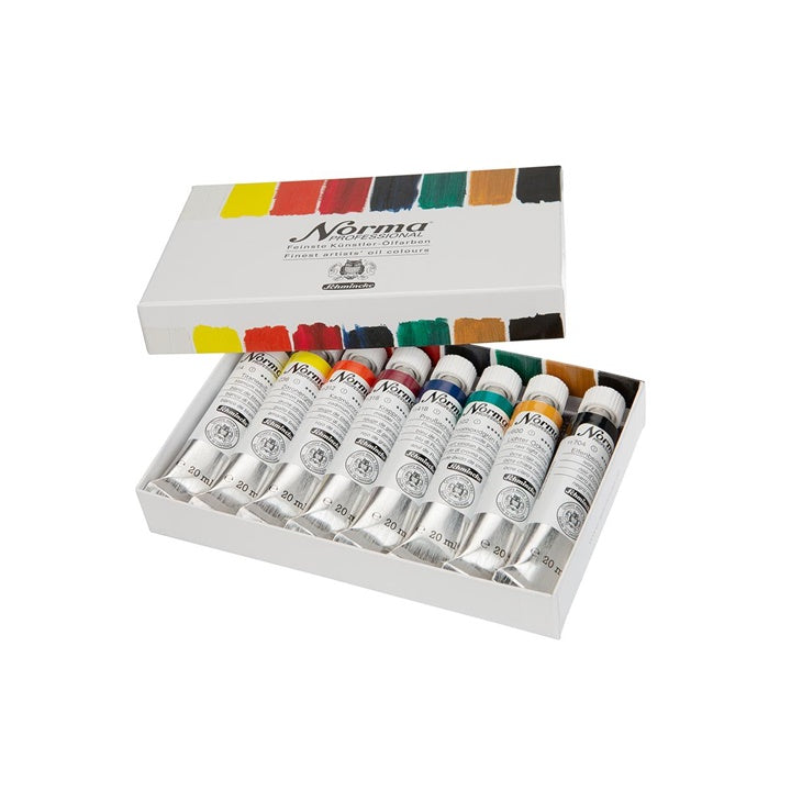 Schmincke Norma Professional olieverfset 8 × 20 ml – afbeelding 2