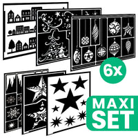 ARTMiE kerstsjablonen om te schilderen, set van 6