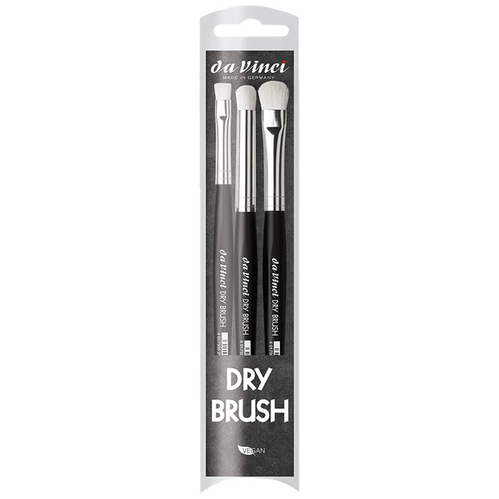 da Vinci Dry Brush 4179 penselenset voor miniaturen, 3 stuks