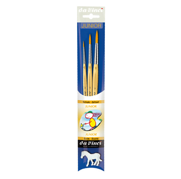 da Vinci Junior 4212 penselenset voor school en hobby, 3 stuks