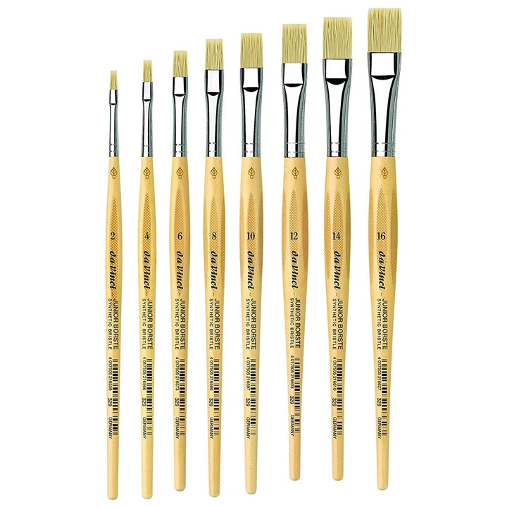 da Vinci Junior Borste 3529 penselenset, 8 platte penselen – afbeelding 2