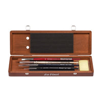 da Vinci aquarelpenselenset serie 5280 in houten kistje