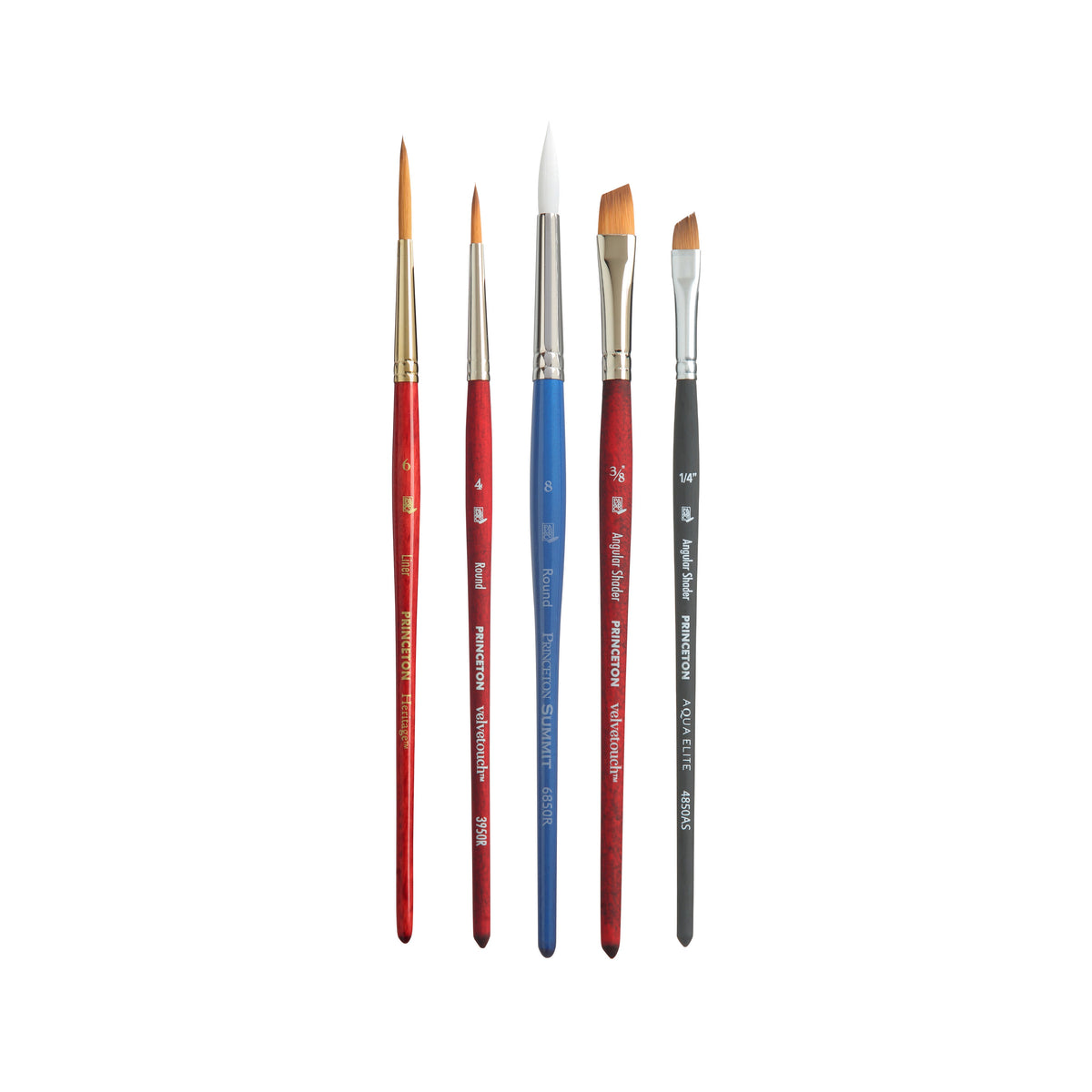Princeton Lettering Professional penselenset, 5 stuks – afbeelding 2