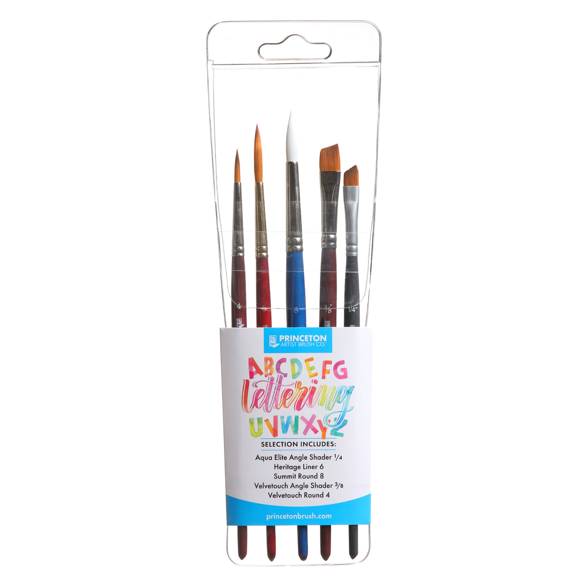 Princeton Lettering Professional penselenset, 5 stuks