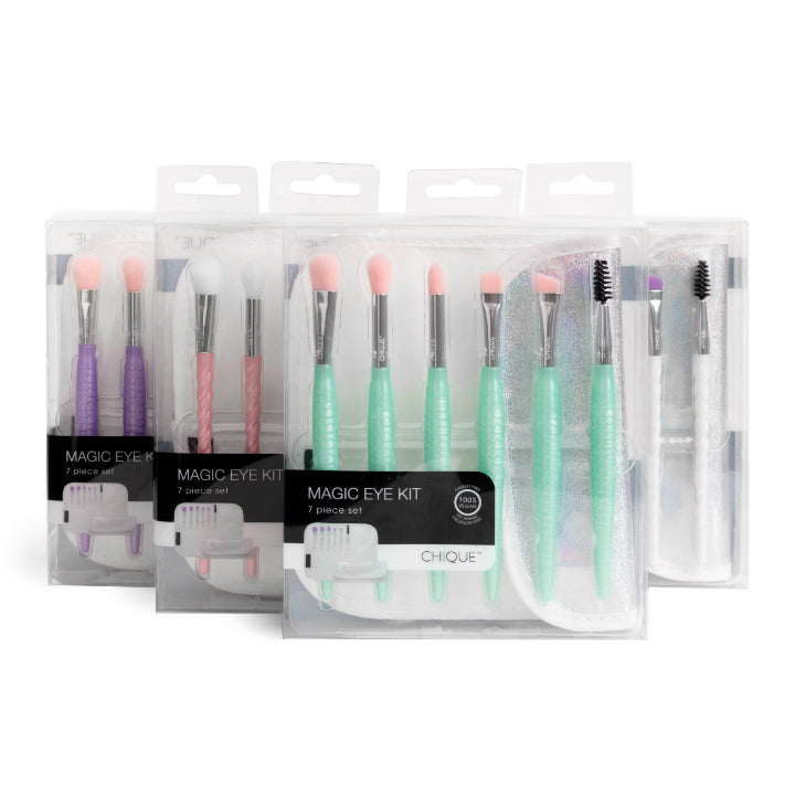 Royal & Langnickel CHIQUE kwastenset voor oogmake-up met etui