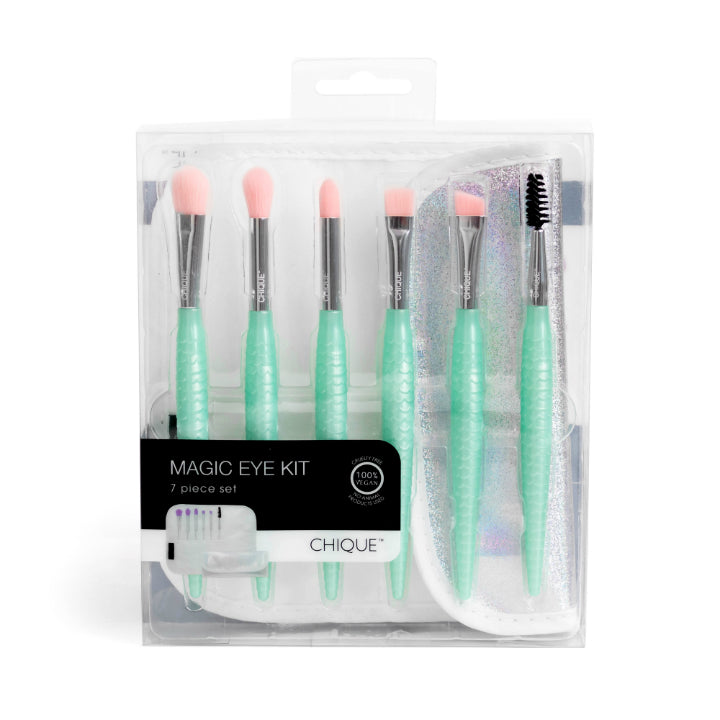 Royal & Langnickel CHIQUE kwastenset voor oogmake-up met etui – afbeelding 2