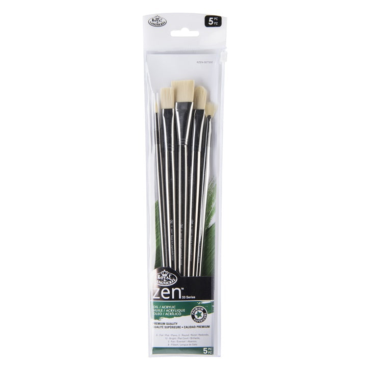 Royal & Langnickel Zen Series 33 penselenset voor acryl- en olieverf