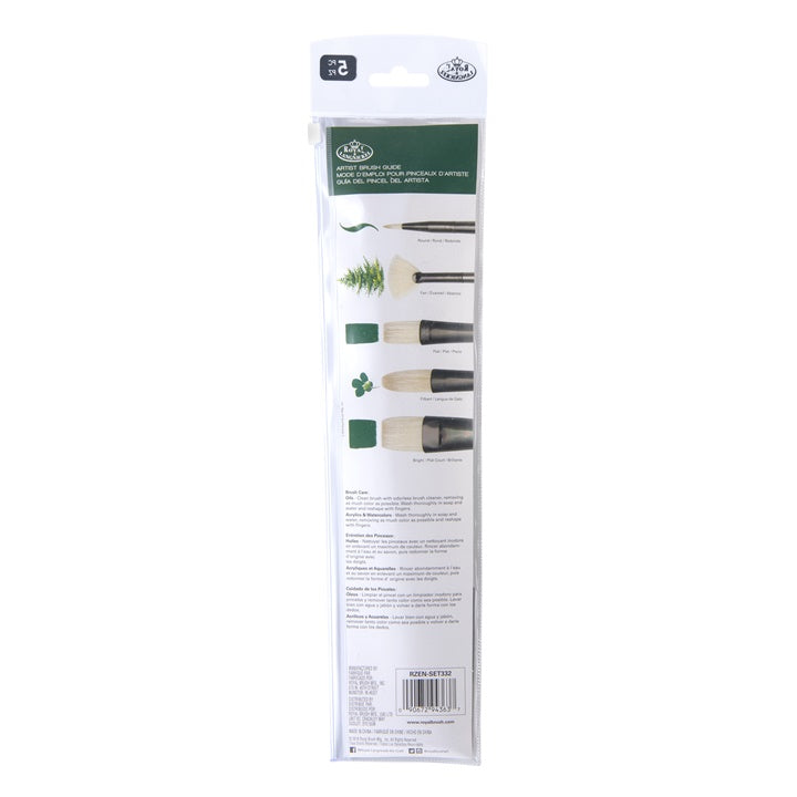 Royal & Langnickel Zen Series 33 penselenset voor acryl- en olieverf – afbeelding 3
