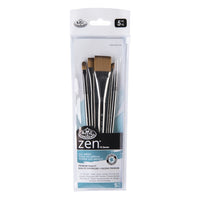Royal & Langnickel Zen Series 73 synthetische penselenset, 5 stuks