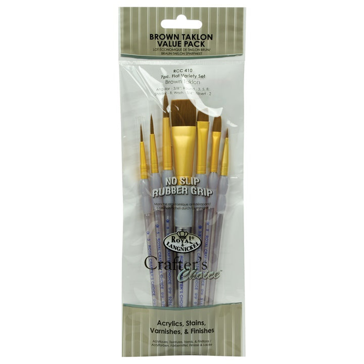 Royal & Langnickel Crafter’s Choice penselenset, 7 stuks
