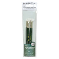 Penselenset Royal & Langnickel White Taklon, 5 stuks
