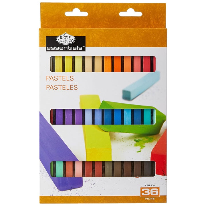 Royal & Langnickel Essentials pastelkrijt, 36 halve stukken