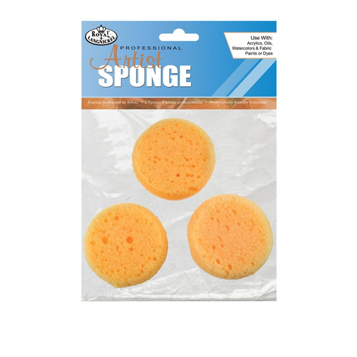 Synthetische sponsjes Royal & Langnickel, 3 stuks, Ø ca. 5,7 cm